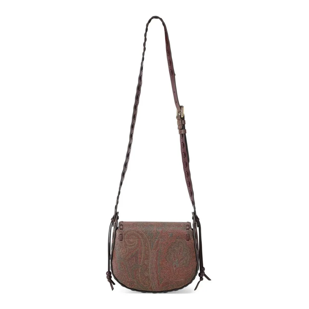 Etro Umhängetasche aus Leder braun Crossbody Bag