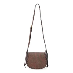 Etro Umhängetasche aus Leder braun Crossbody Bag