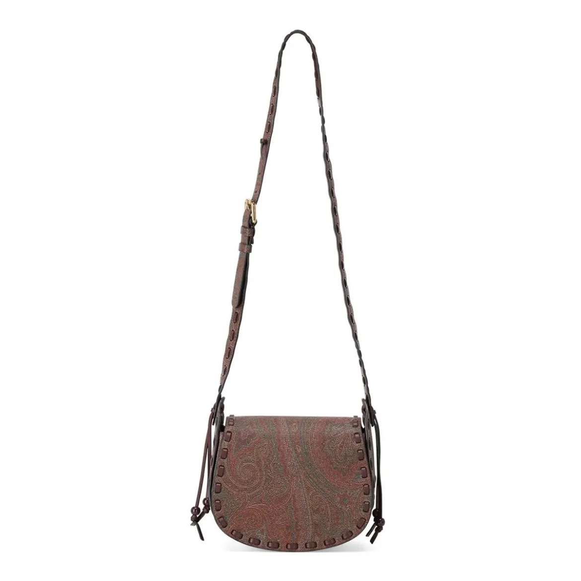 Etro Umhängetasche aus Leder braun Crossbody Bag