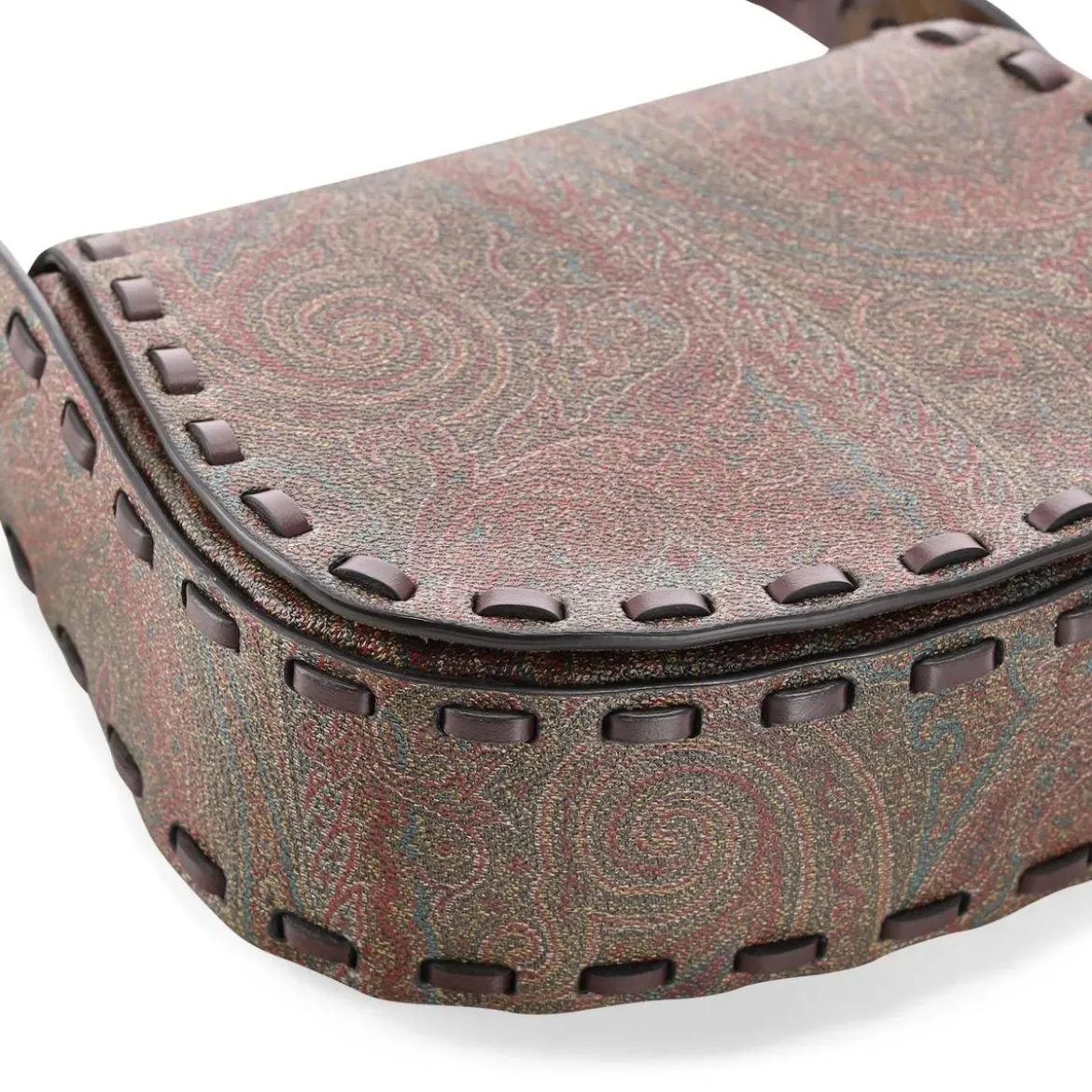 Etro Umhängetasche aus Leder braun Crossbody Bag