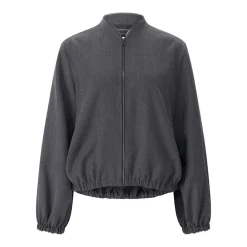 Fabiana Filippi Bomberjacke aus Wolle grau Übergangsjacke