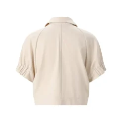 Fabiana Filippi Kurzarm-Jacke aus Materialmix beige Übergangsjacke