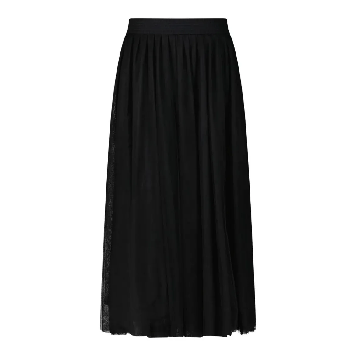 Fabiana Filippi Maxirock aus Tüll Schwarz Maxirock