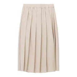 Fabiana Filippi Plissierter Midirock beige Midirock