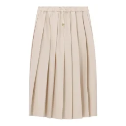 Fabiana Filippi Plissierter Midirock beige Midirock
