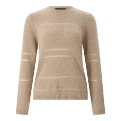 Fabiana Filippi Pullover aus Woll-Mix beige Pullover