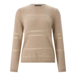 Fabiana Filippi Pullover aus Woll-Mix beige Pullover