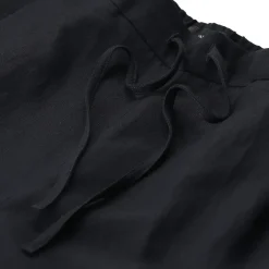 Fabiana Filippi Stoffhose aus Leinenmix dunkelblau Stoffhose
