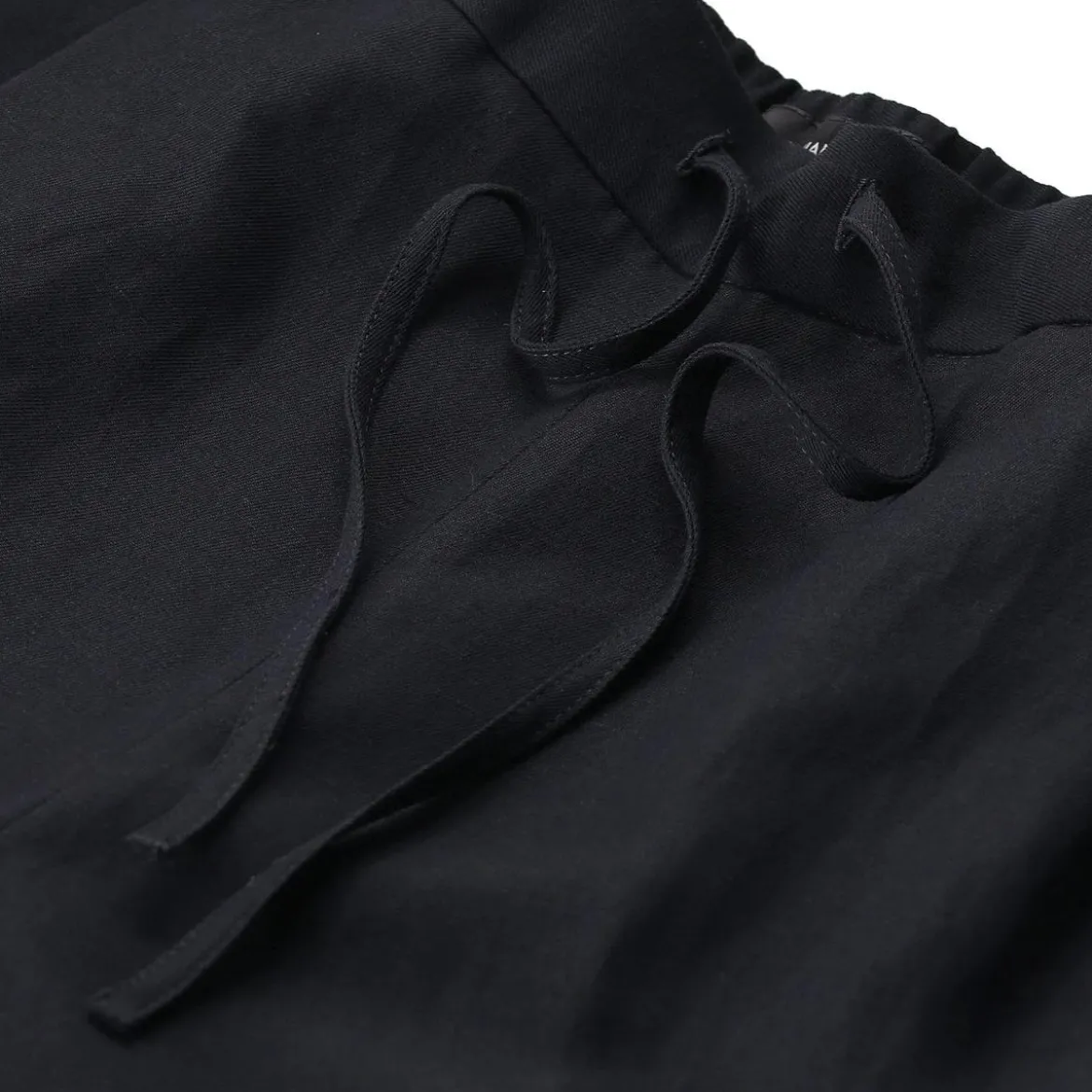 Fabiana Filippi Stoffhose aus Leinenmix dunkelblau Stoffhose