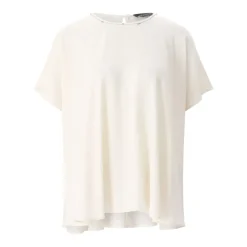 Fabiana Filippi T-Shirt mit Glitzerdetails weiß T-Shirt