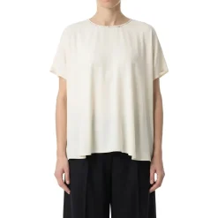 Fabiana Filippi T-Shirt mit Glitzerdetails weiß T-Shirt