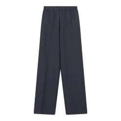 Fabiana Filippi Weite Stoffhose Trevi dunkelblau Stoffhose
