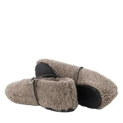 Fabio Rusconi Mary-Jane Ballerinas mit Fell braun Ballerinas