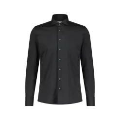 fakts Slim-Fit Hemd aus Jersey Dunkelblau Hemd