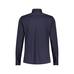 fakts Slim-Fit Hemd aus Jersey Dunkelblau Hemd