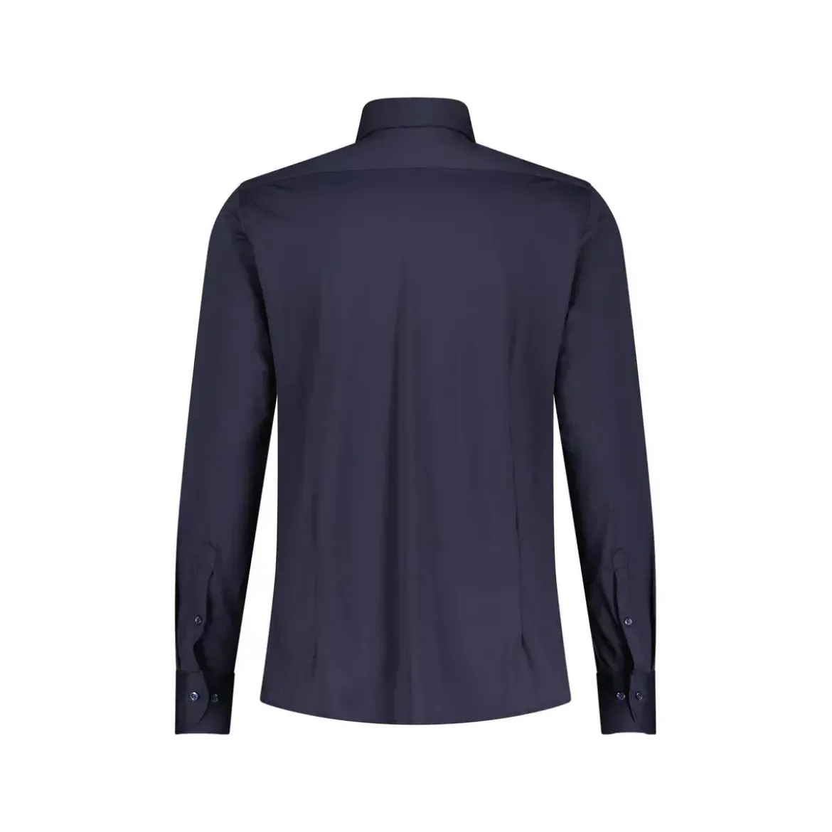 fakts Slim-Fit Hemd aus Jersey Dunkelblau Hemd