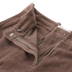 fashion Cordhose aus Baumwoll-Mix braun Cordhose