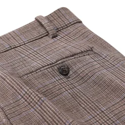 fashion Stoffhose aus Baumwoll-Mix braun Stoffhose