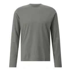 Fedeli Langarmshirt aus Baumwolle Grün Longsleeve
