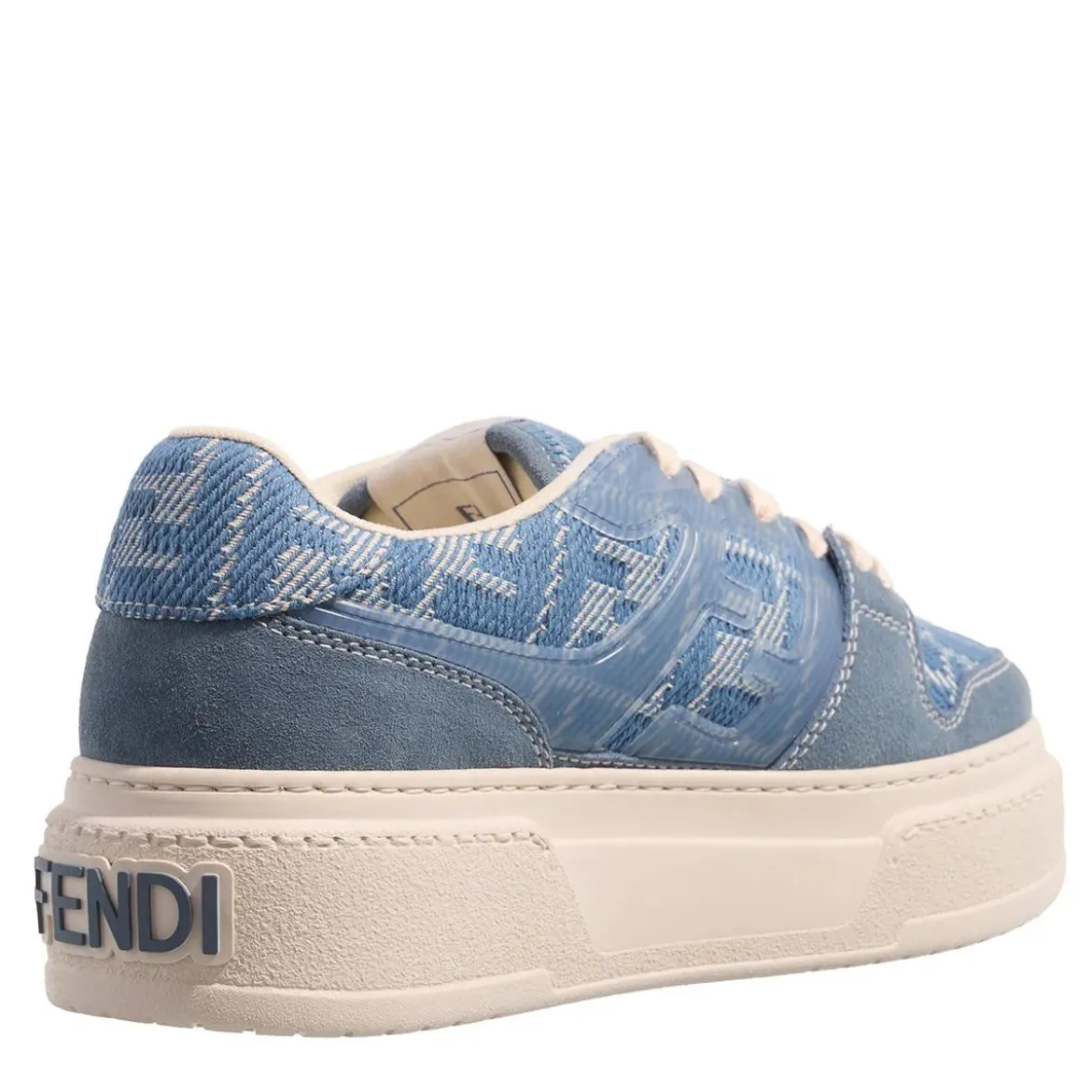 Fendi Low Top Sneaker BLue Plateau-Sneaker