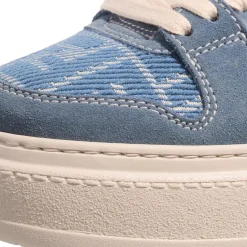 Fendi Low Top Sneaker BLue Plateau-Sneaker
