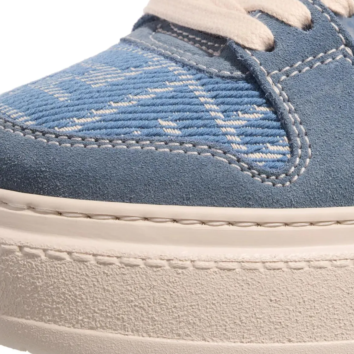 Fendi Low Top Sneaker BLue Plateau-Sneaker