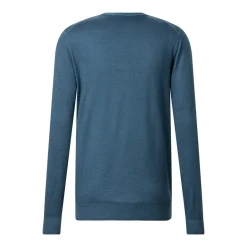 FILIPPO DE LAURENTIIS Pullover aus Merinowolle blau Pullover