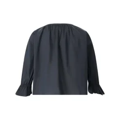 FRAME Bluse aus Baumwolle dunkelblau Bluse