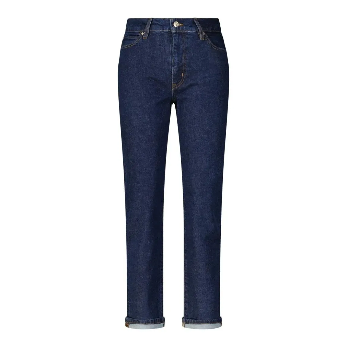FRAME Boyfriend Jeans The Borrowed Dunkelblau Boyfriend-Jeans