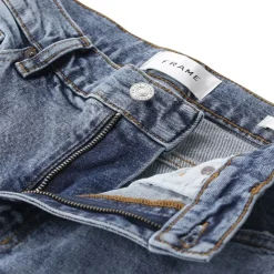 FRAME Flared Jeans The Arrow blau Ausgestellte Jeans