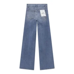 FRAME Jeans Le Slim Palazzo Long blau Wide Leg Jeans