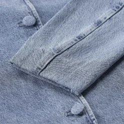 FRAME Kurze Jeansjacke blau Übergangsjacke