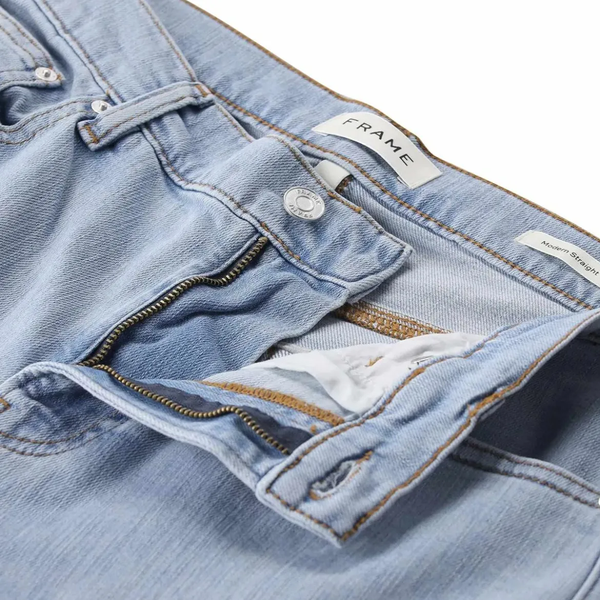 FRAME Straight-Fit Jeans blau Straight Leg Jeans