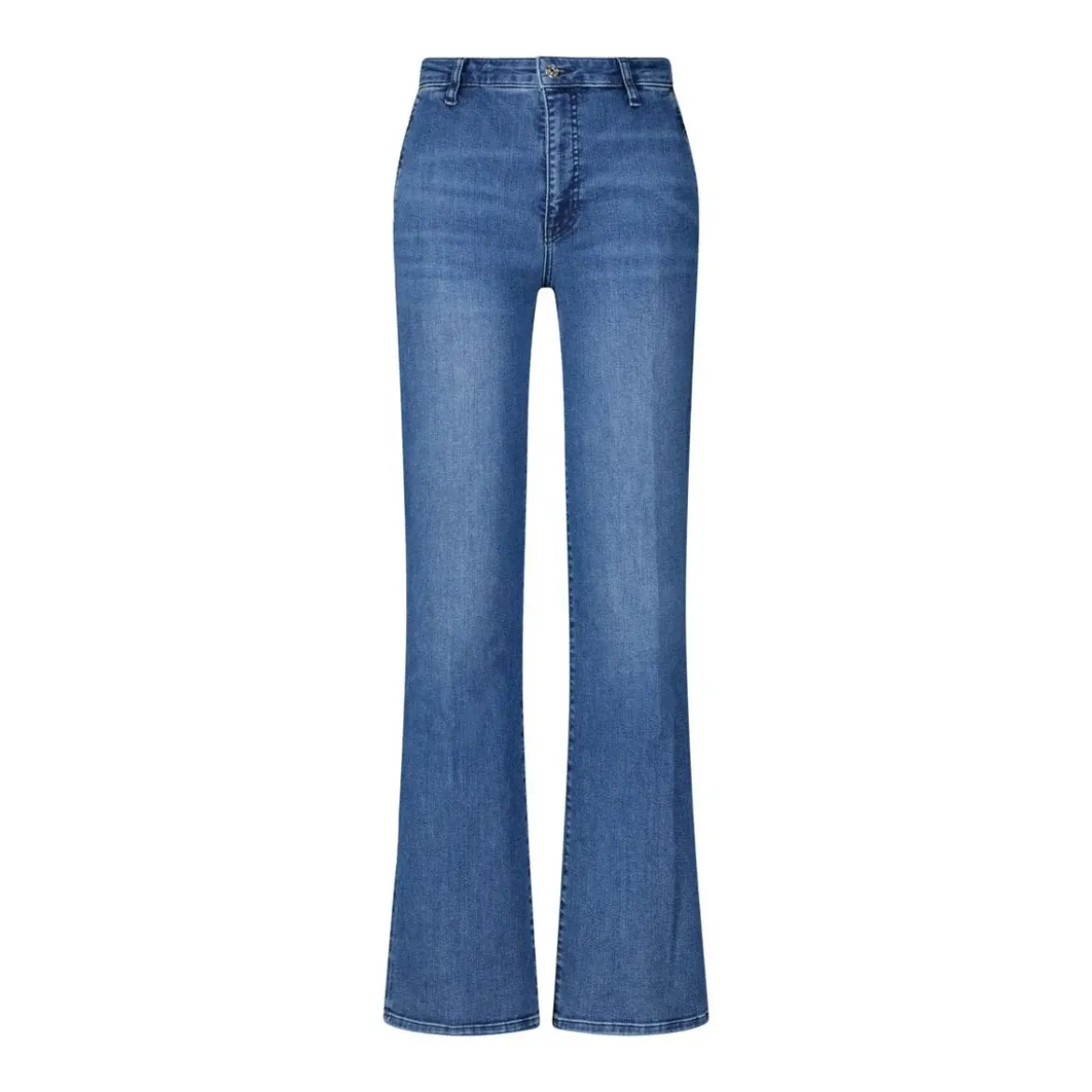 FRAME Straight Jeans Blau Straight Leg Jeans