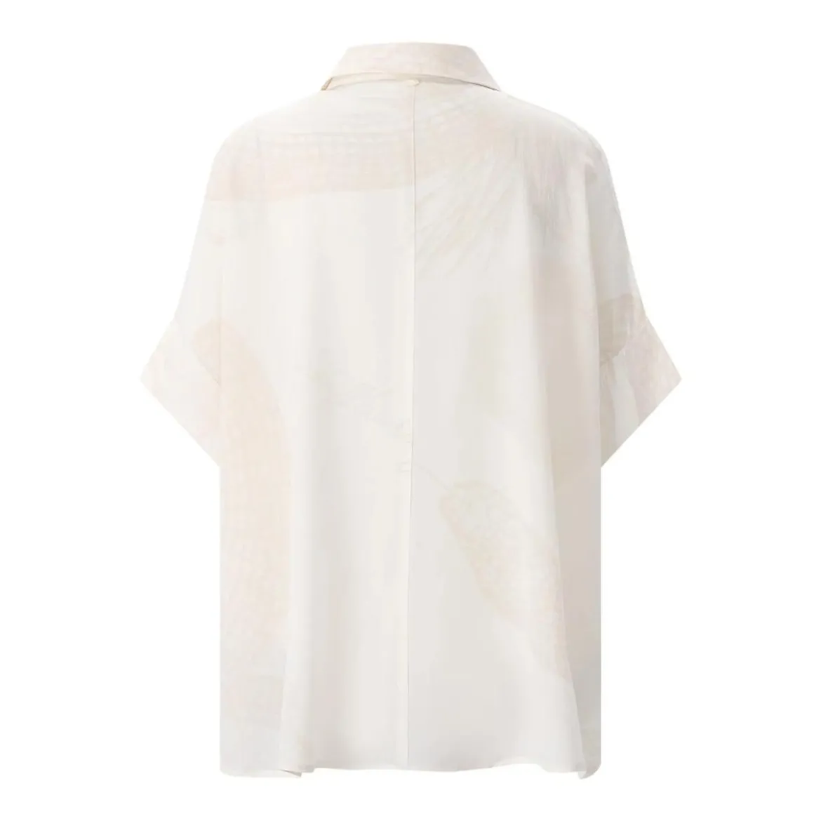 Friendly Hunting Bluse aus Seide weiß Bluse