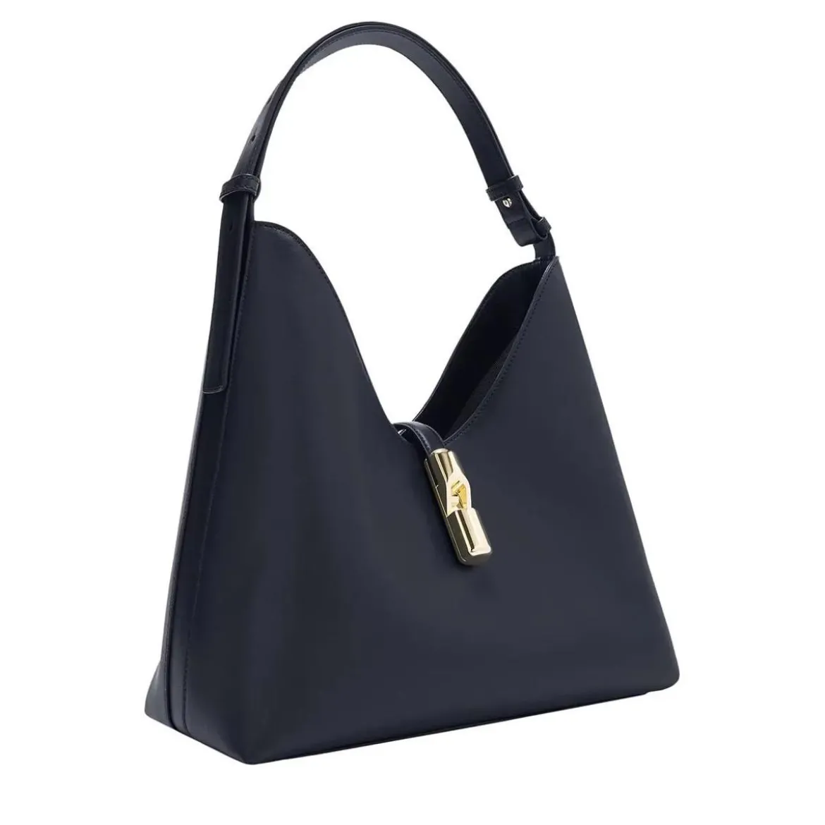 Furla Furla Goccia M Hobo Ink Blue Hobo Bag