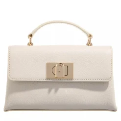 Furla Furla 1927 Mini Crossbody Top Handle Marshmallow Crossbody Bag