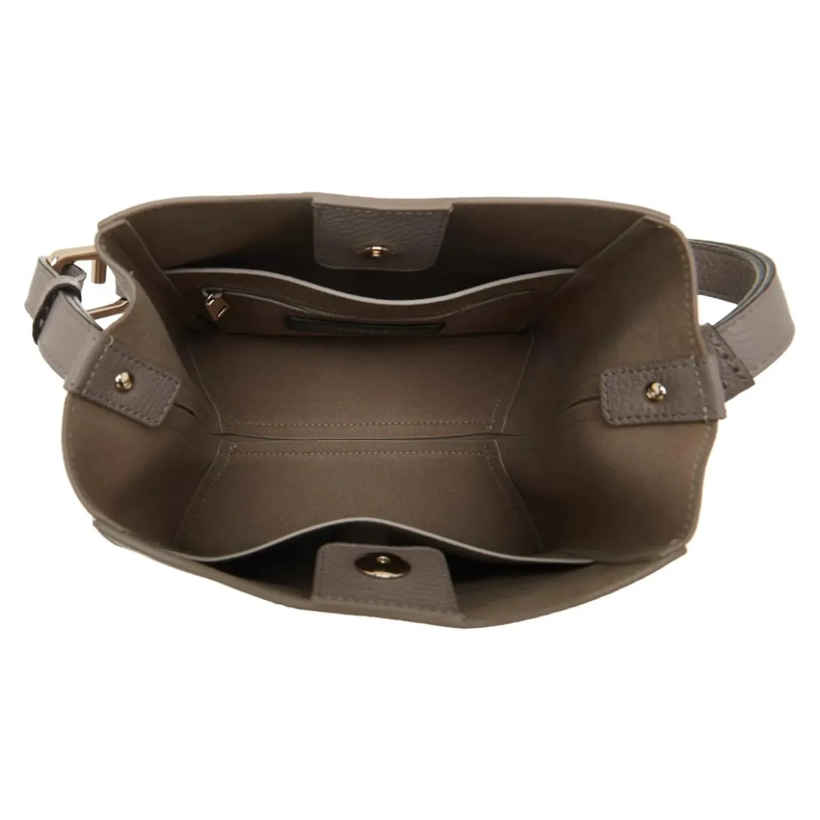 Furla Furla Nuvola Mini Bucket Bag 2 Stucco Gray Bucket Bag
