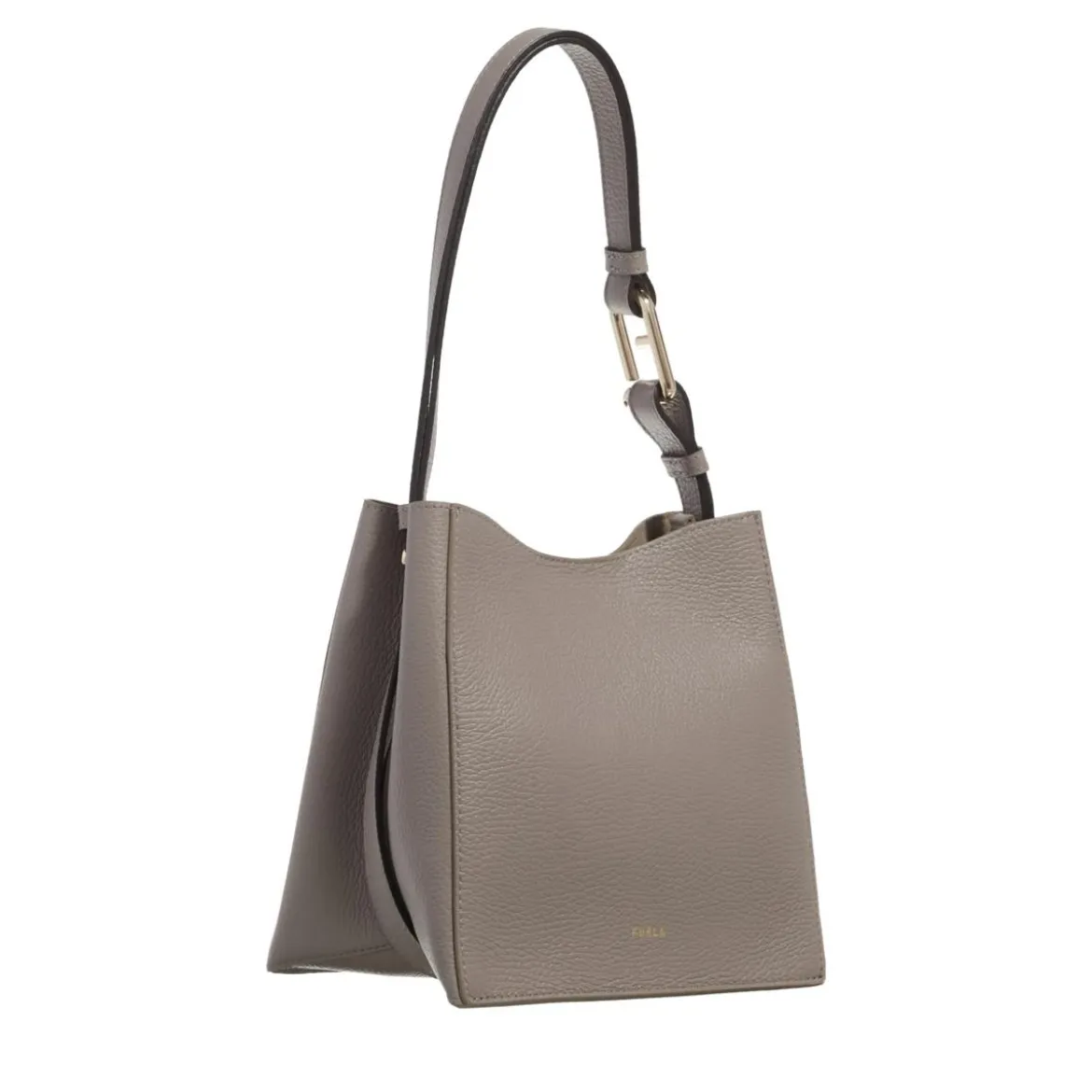 Furla Furla Nuvola Mini Bucket Bag 2 Stucco Gray Bucket Bag