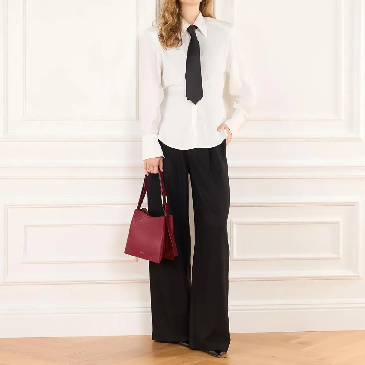 Furla Furla Nuvola Mini Bucket Bag 20 Rubino Bucket Bag
