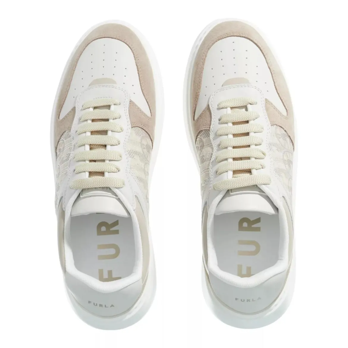 Furla Furlasport Lace-Up Sneaker T.3 Sand+Toni Ballerina+Marshmallow Low-Top-Sneaker