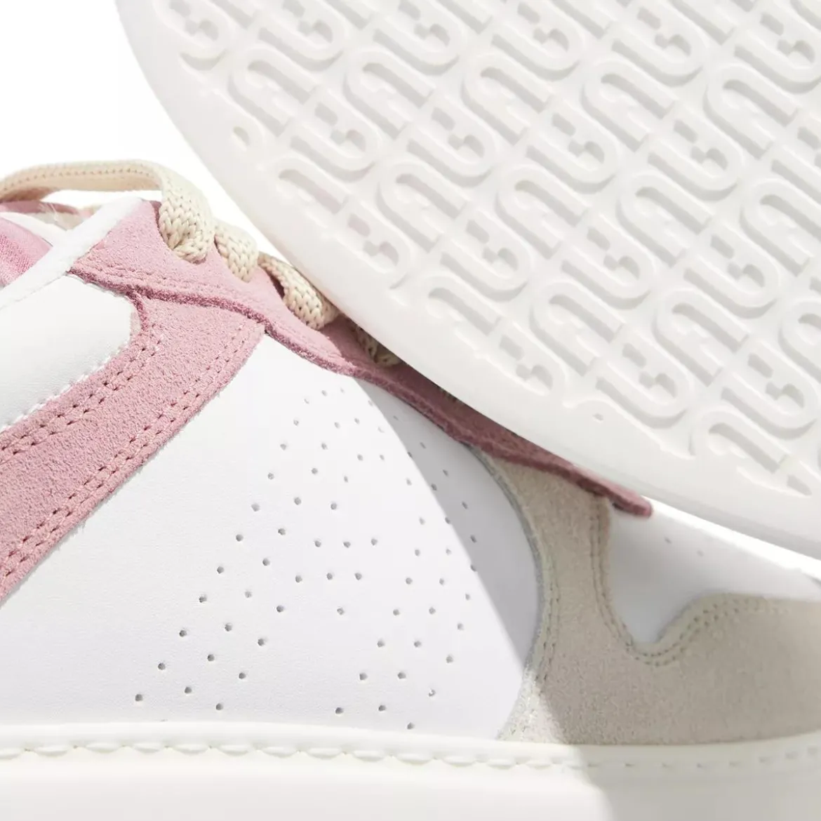 Furla Furlasport Lace-Up Sneaker T.3 Off White+Alba+Talco H+Rosso Veneziano Low-Top-Sneaker