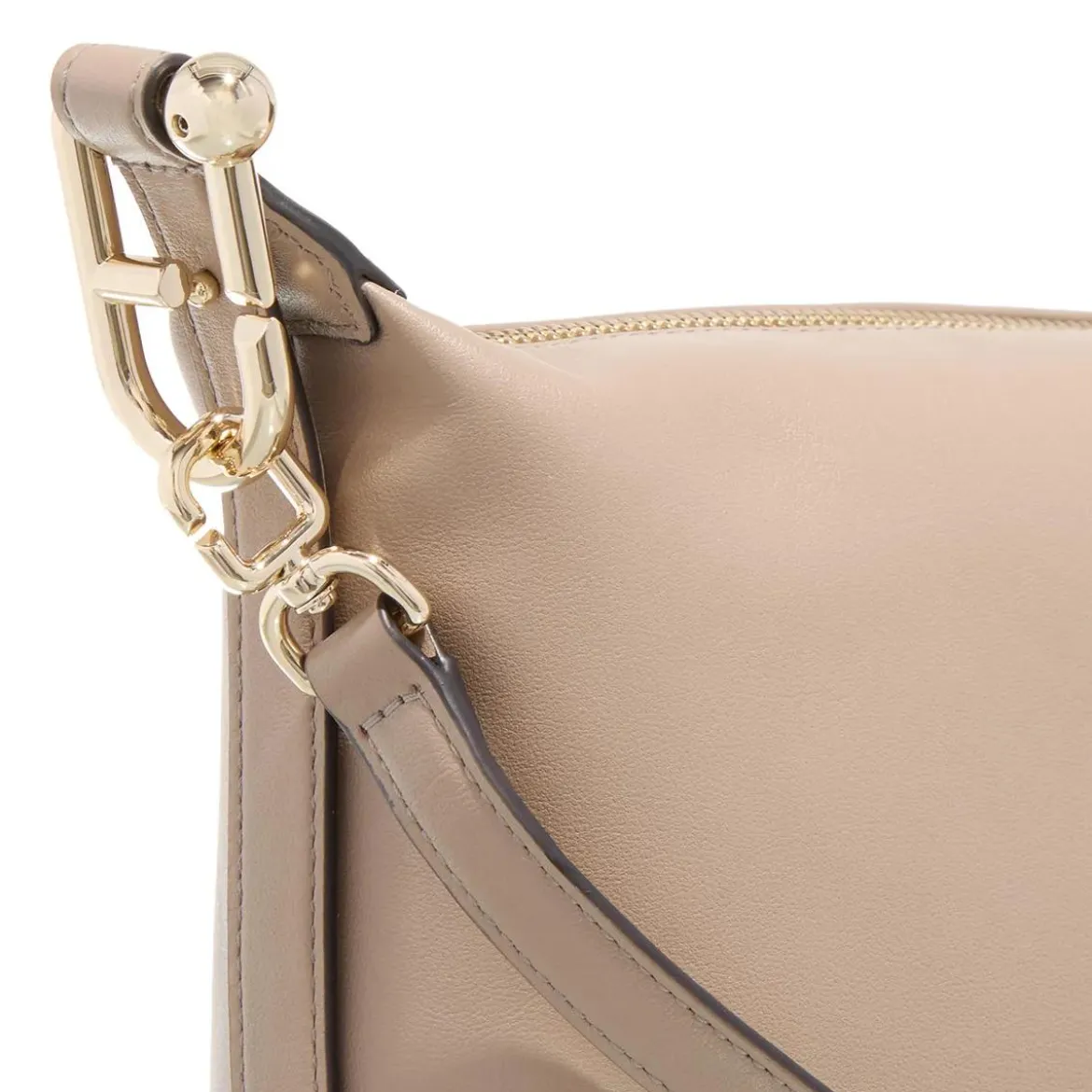 Furla Furla Tonie Mini Hobo Greige Hobo Bag