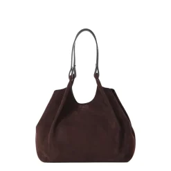 Gianni Chiarini Tasche Dua aus Veloursleder braun Schultertasche