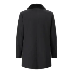 Gimo's Wolljacke mit Pelzfutter blau Übergangsjacke