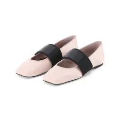 Givenchy Ballerinas aus Satin pink Schnürschuhe