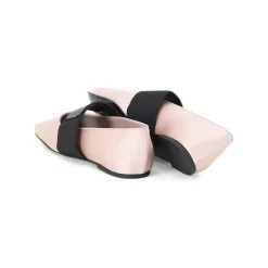 Givenchy Ballerinas aus Satin pink Schnürschuhe