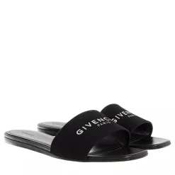 Givenchy 4G Flat Sandal Black Slides