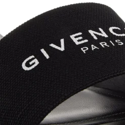 Givenchy 4G Flat Sandal Black Slides