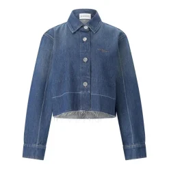 Givenchy Hemdbluse aus Denim blau Jeansjacke